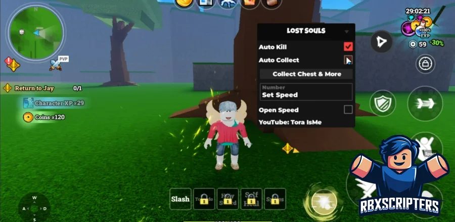 Скрипт на Lost Souls Roblox - Auto Kill, Auto Collect