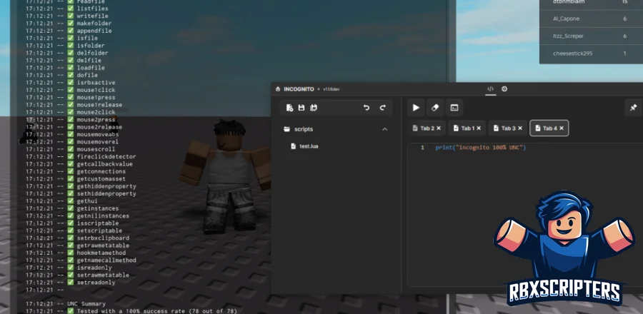 Инжектор Incognito Exploit для Roblox PC