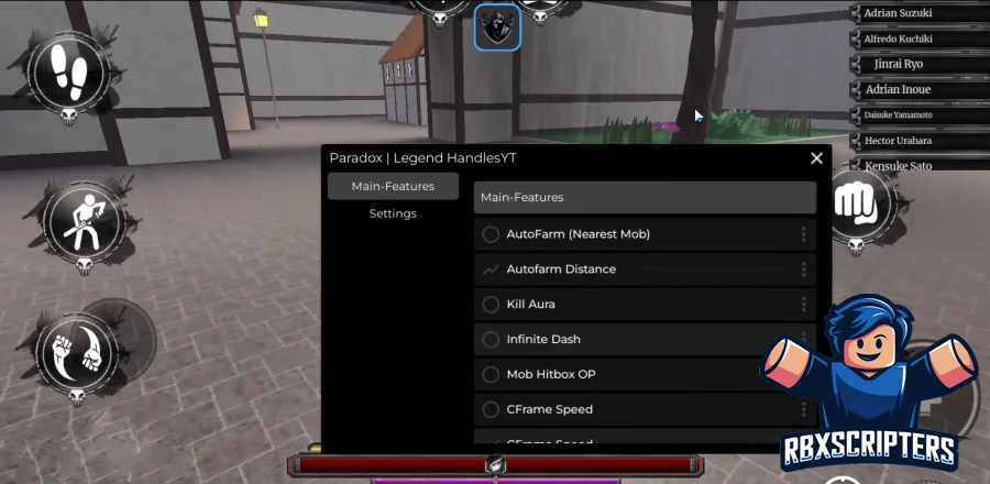 Чит на Paradox Roblox - Auto Farm, Infinite Dash, Kill Aura